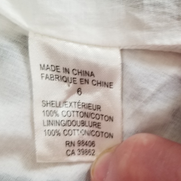 Caliana Flower Blossom Black White Tie Dyed Midi Sun Dress Cover-up. Women 6 - Picture 7 of 8